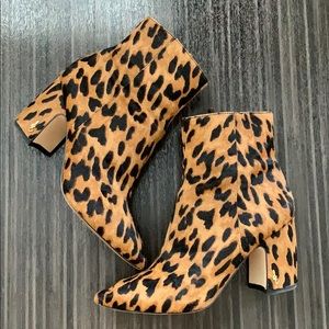 Sam Edelman Leopard Print Booties